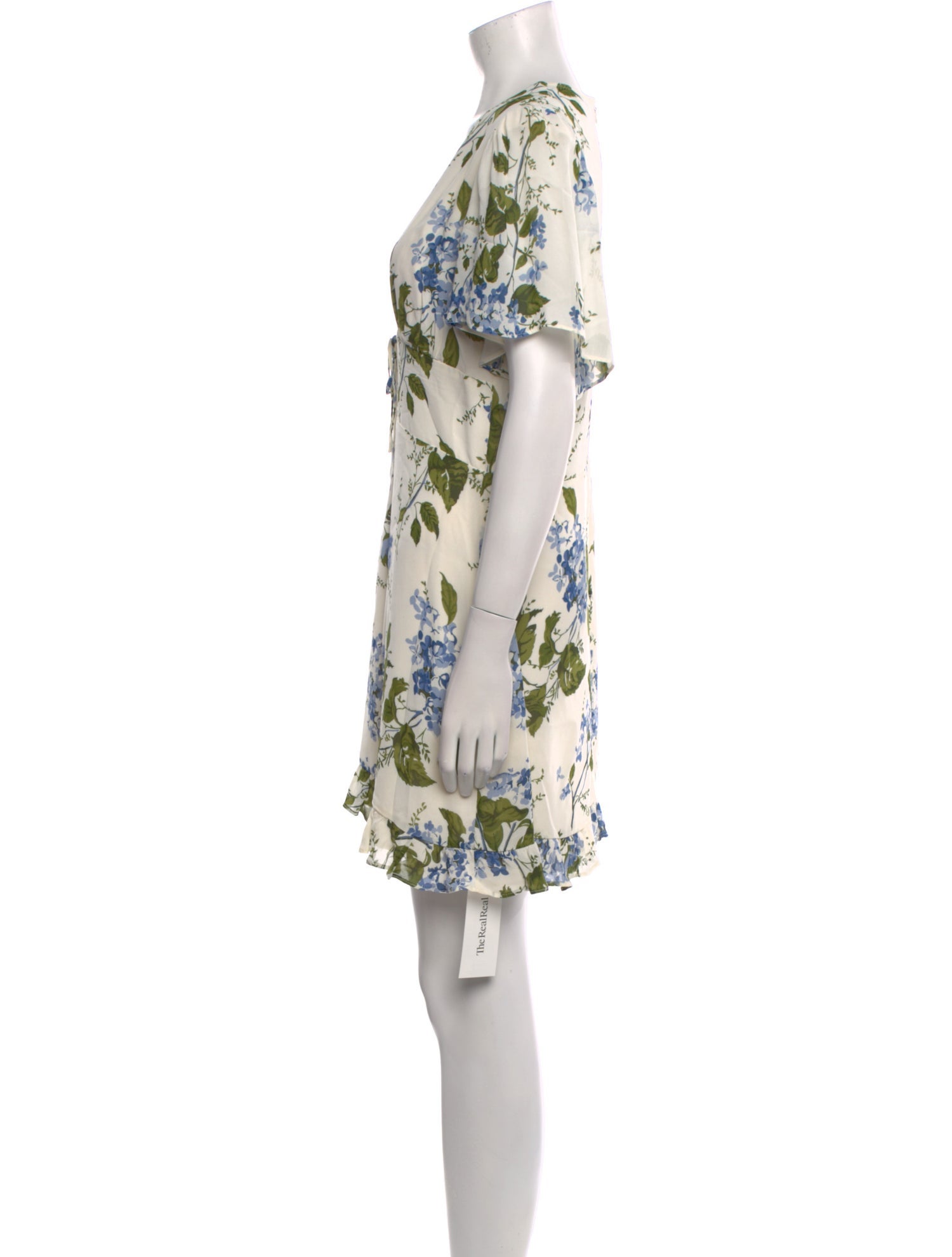 Reformation Floral Print Mini Dress