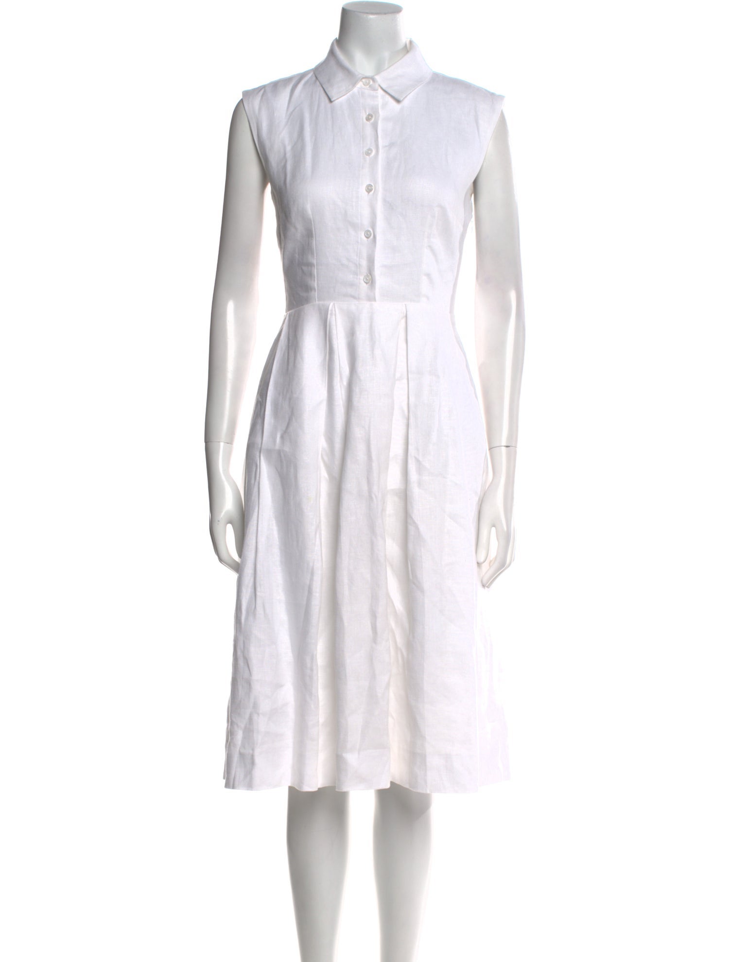 Reformation Linen Knee-Length Dress