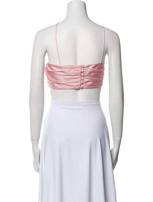 Reformation Square Neckline Sleeveless Crop Top