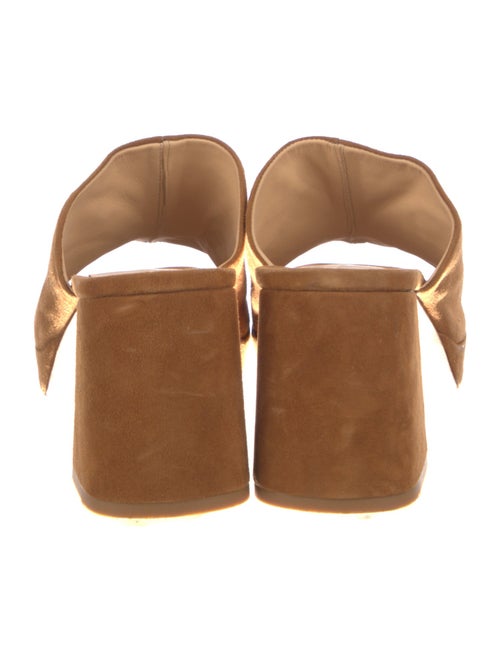 Reformation Suede Slides