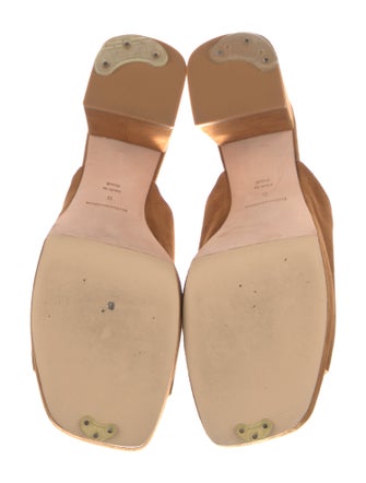 Reformation Suede Slides