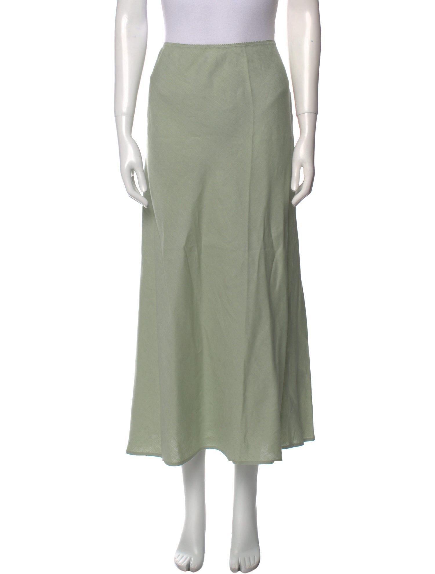 Reformation Linen Midi Length Skirt