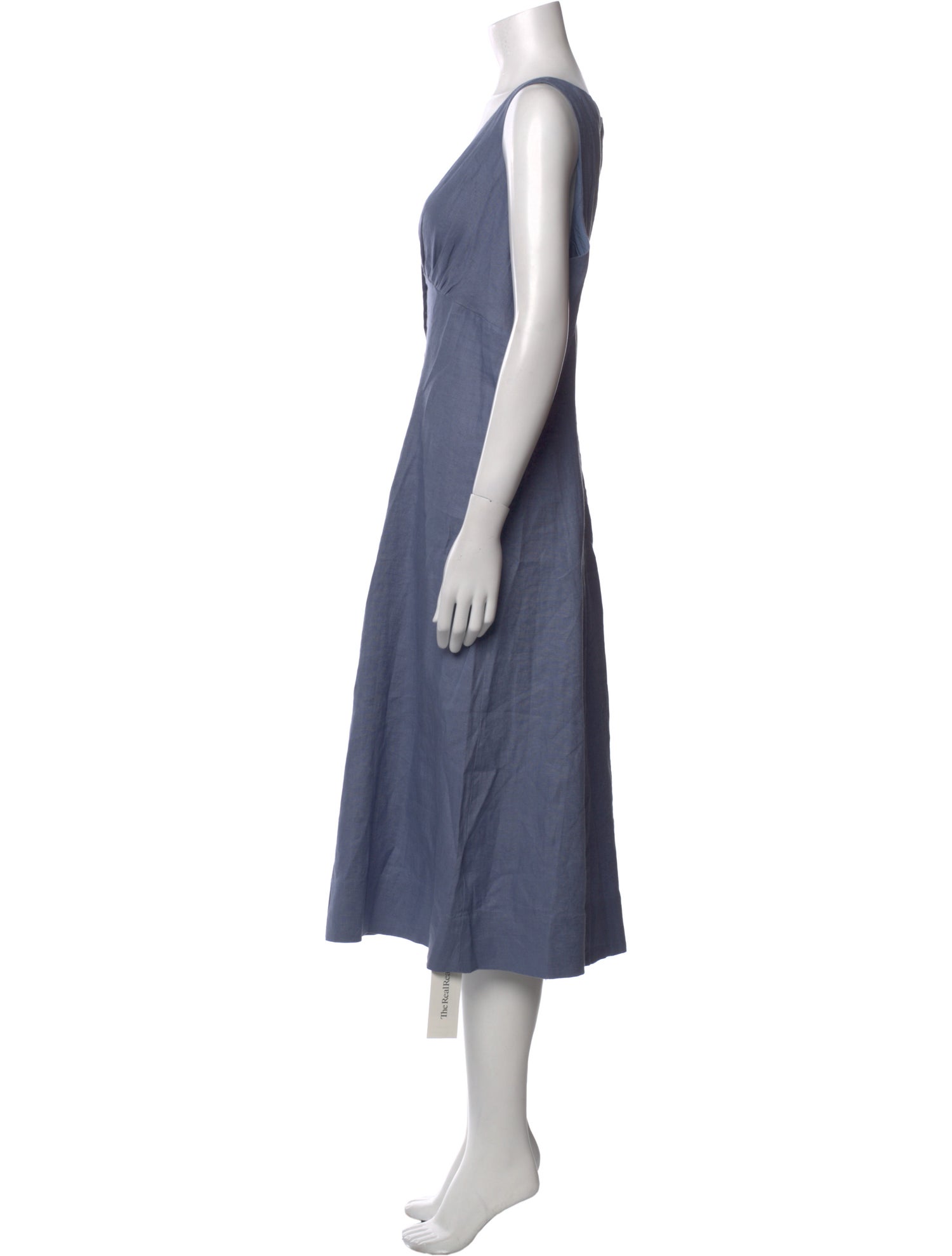 Reformation Linen Midi Length Dress