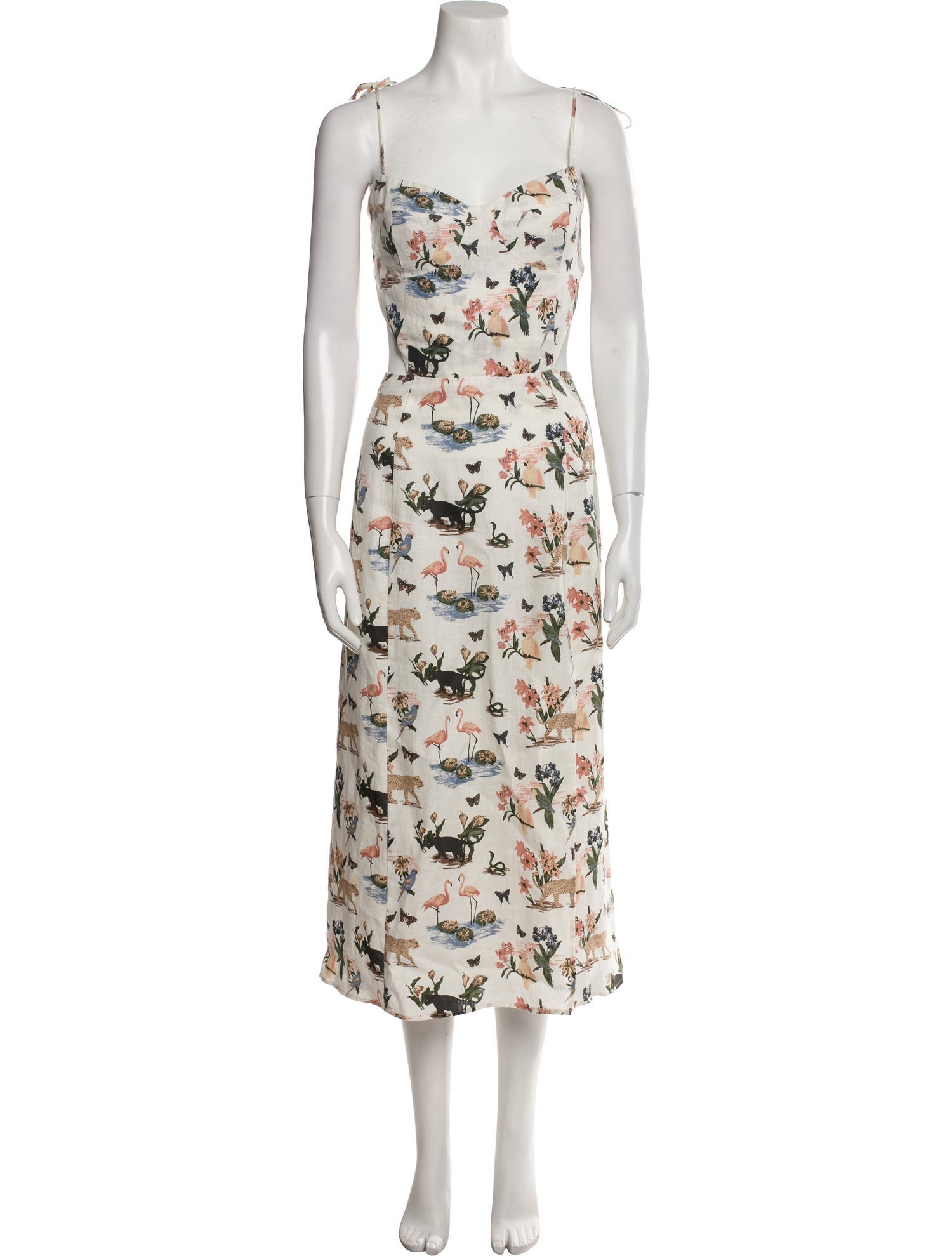 Reformation Linen Long Dress