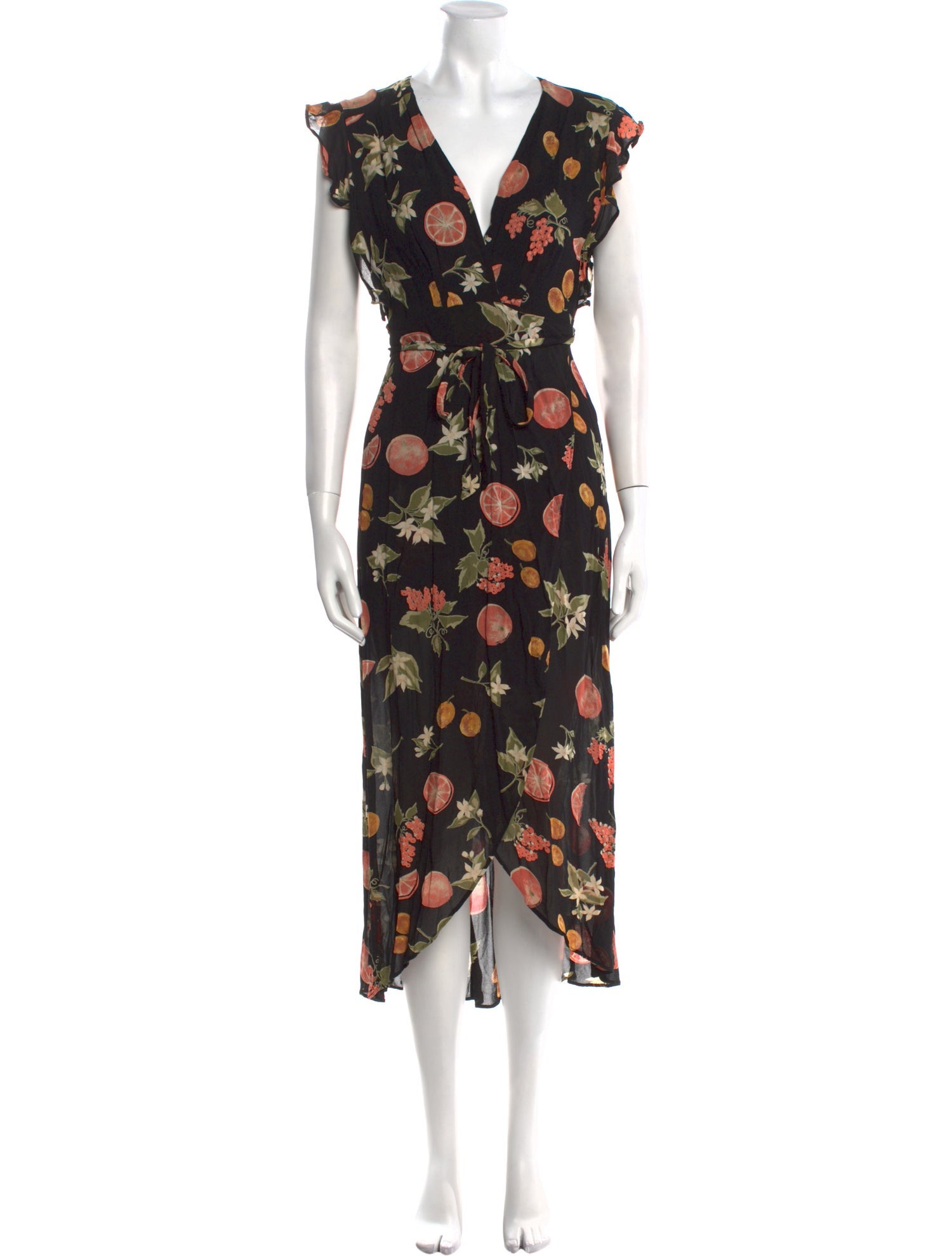 Reformation Floral Print Long Dress