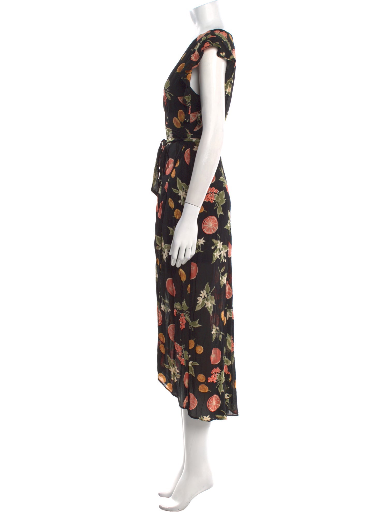 Reformation Floral Print Long Dress