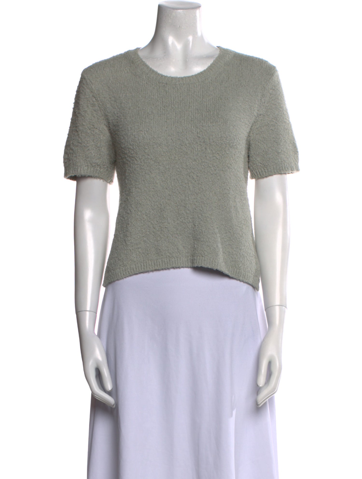 Reformation Crew Neck Short Sleeve Crop Top