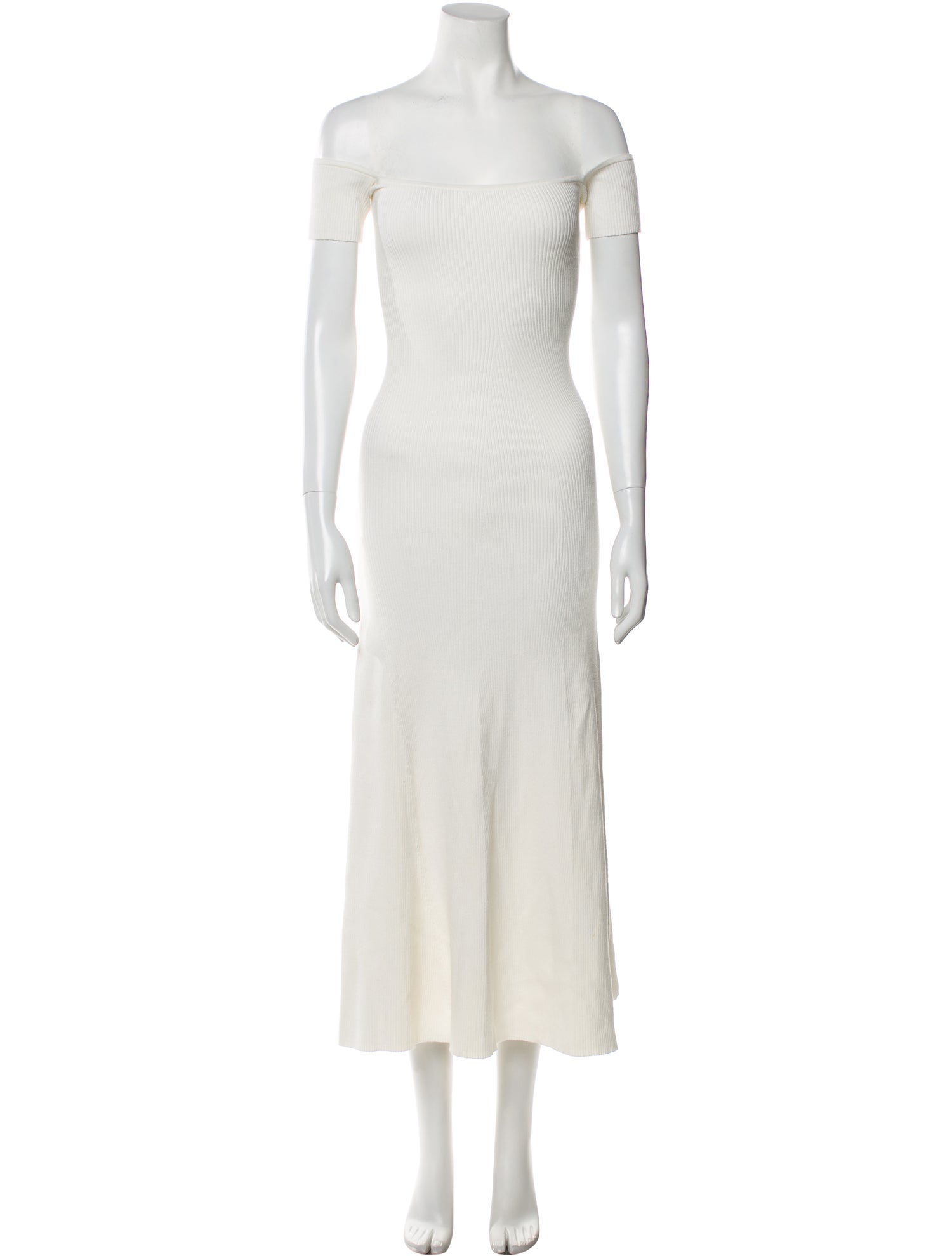 Reformation Off-The-Shoulder Midi Length Dress