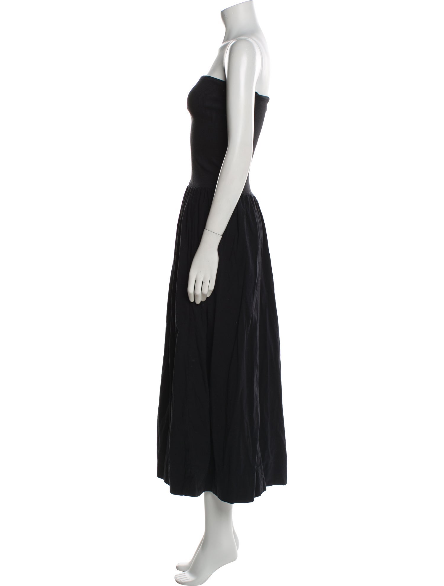 Reformation Strapless Midi Length Dress