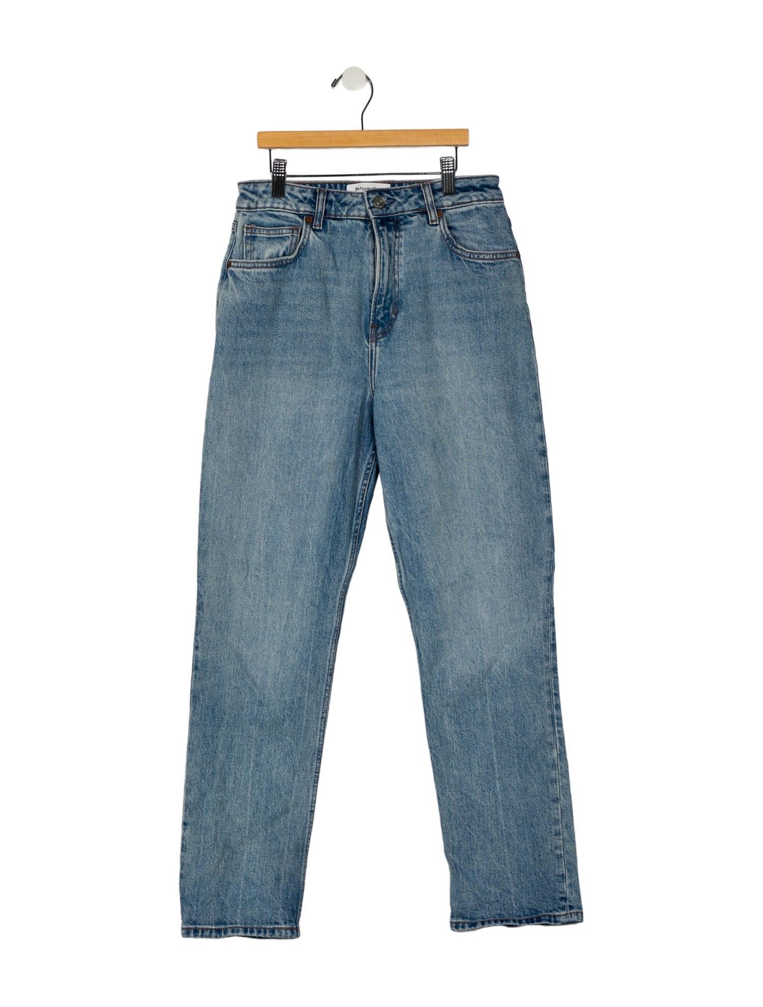 Reformation High-Rise Straight Leg Jeans