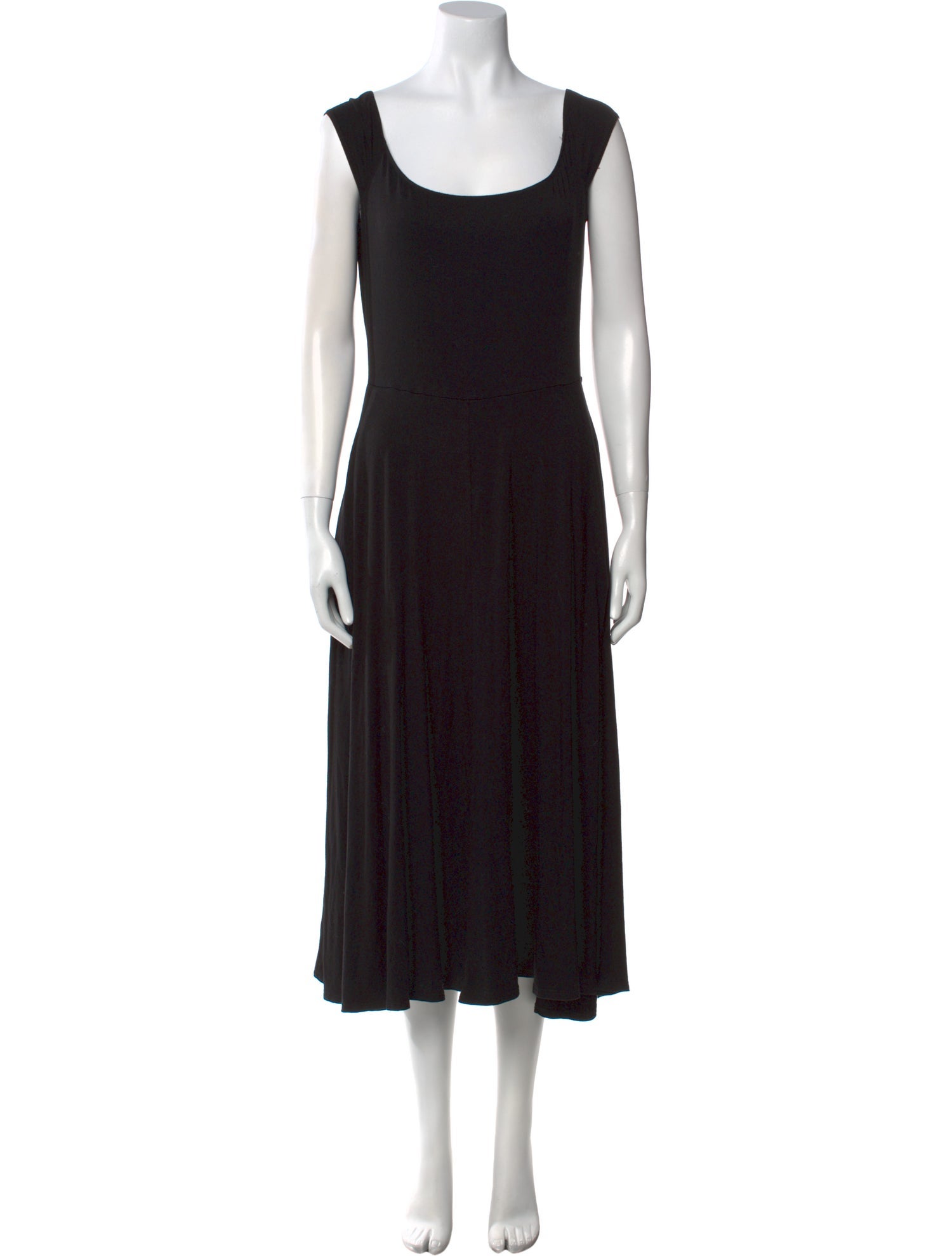 Reformation Scoop Neck Midi Length Dress