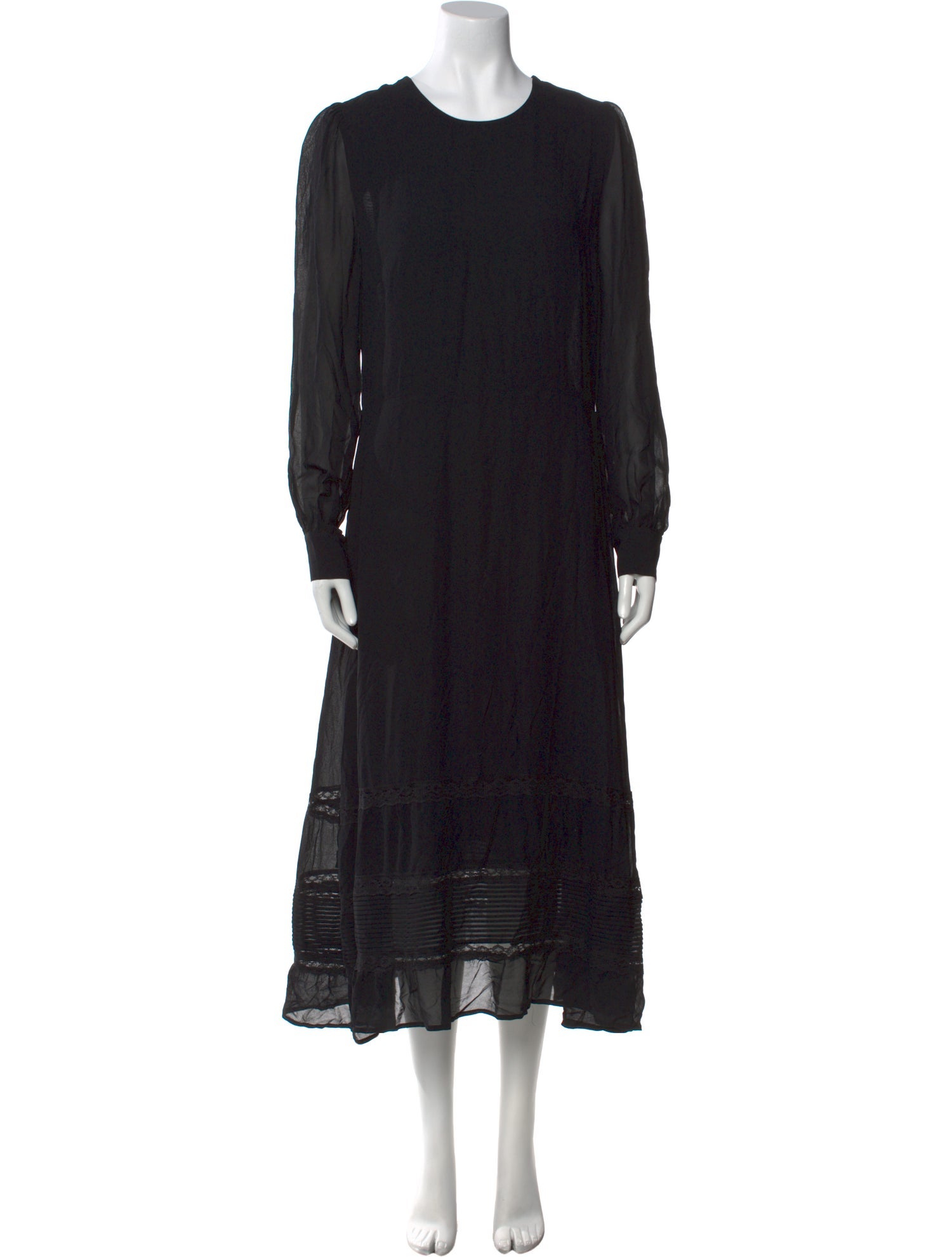 Reformation Crew Neck Midi Length Dress