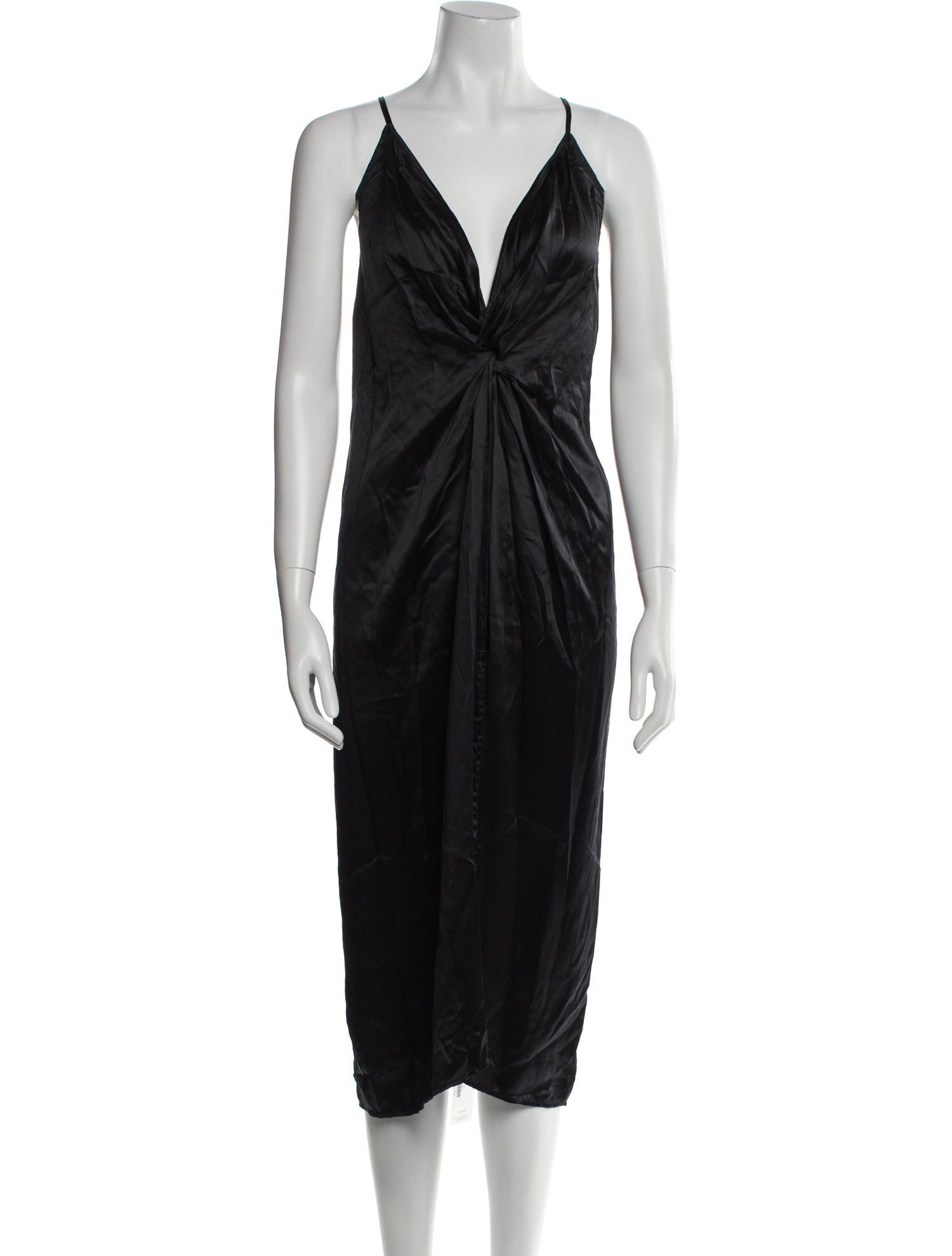 Reformation Silk Midi Length Dress