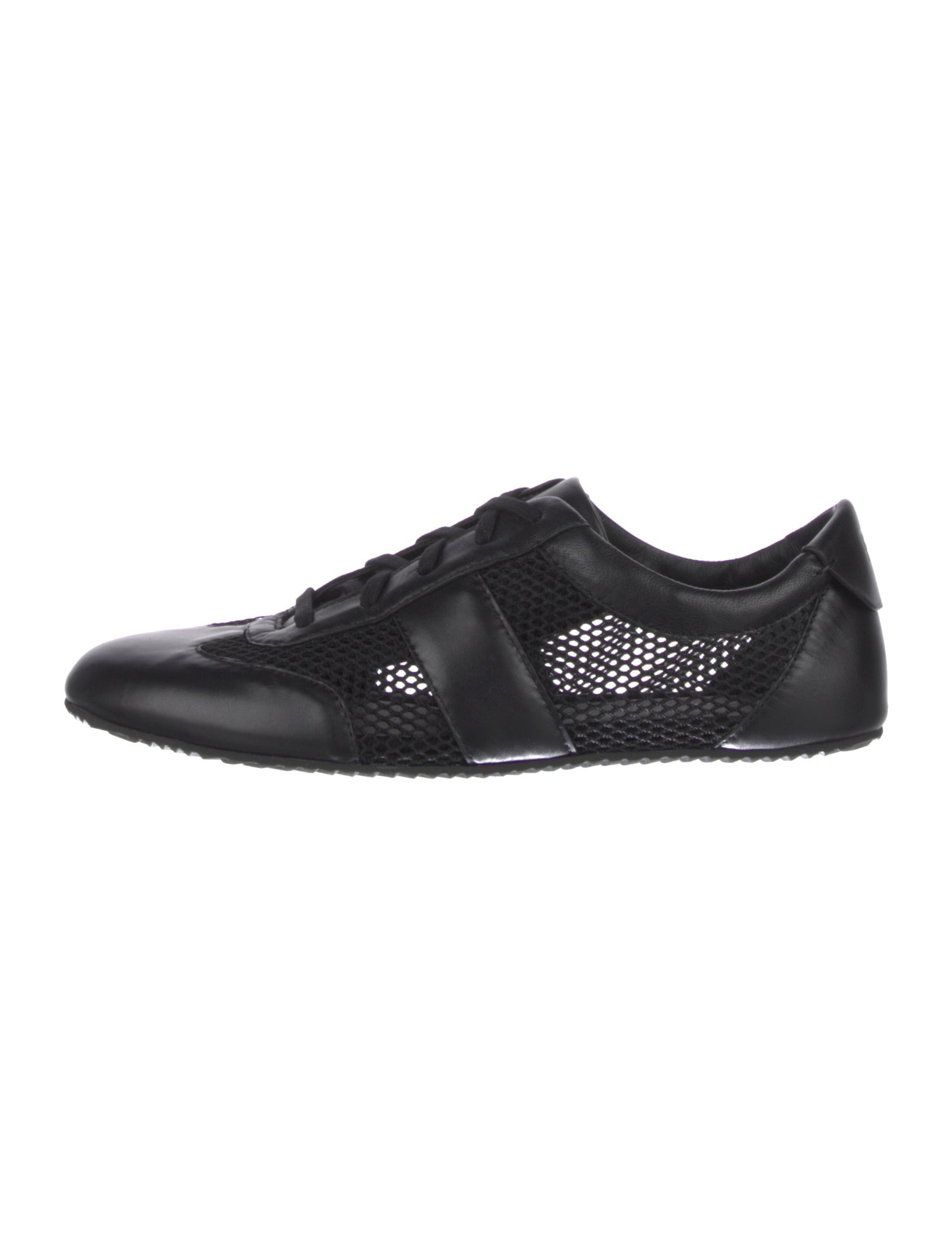 Reformation Mesh Leather Trim Embellishment Sneakers