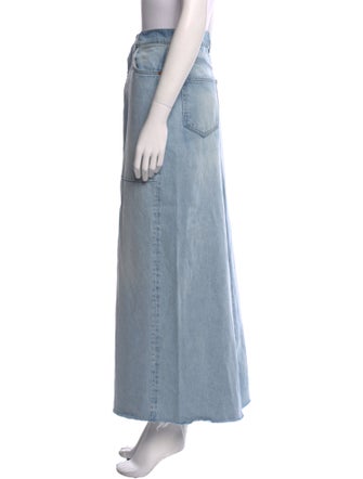 Reformation Raw-Edge Trim Midi Length Skirt