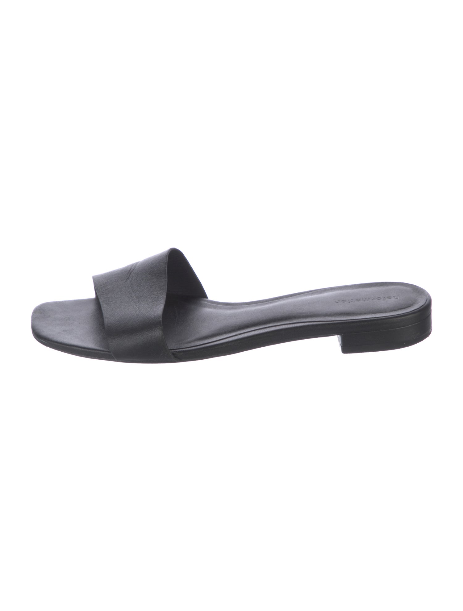 Reformation Leather Slides