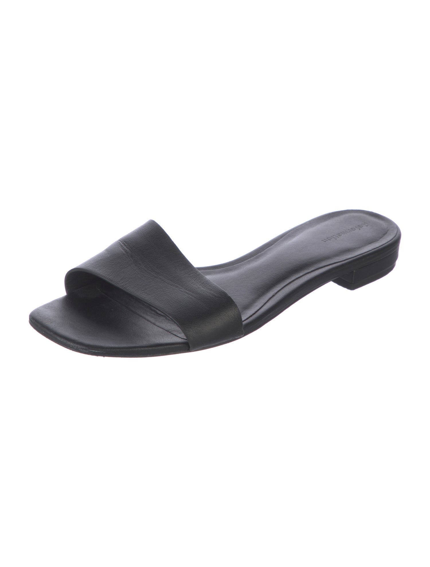 Reformation Leather Slides