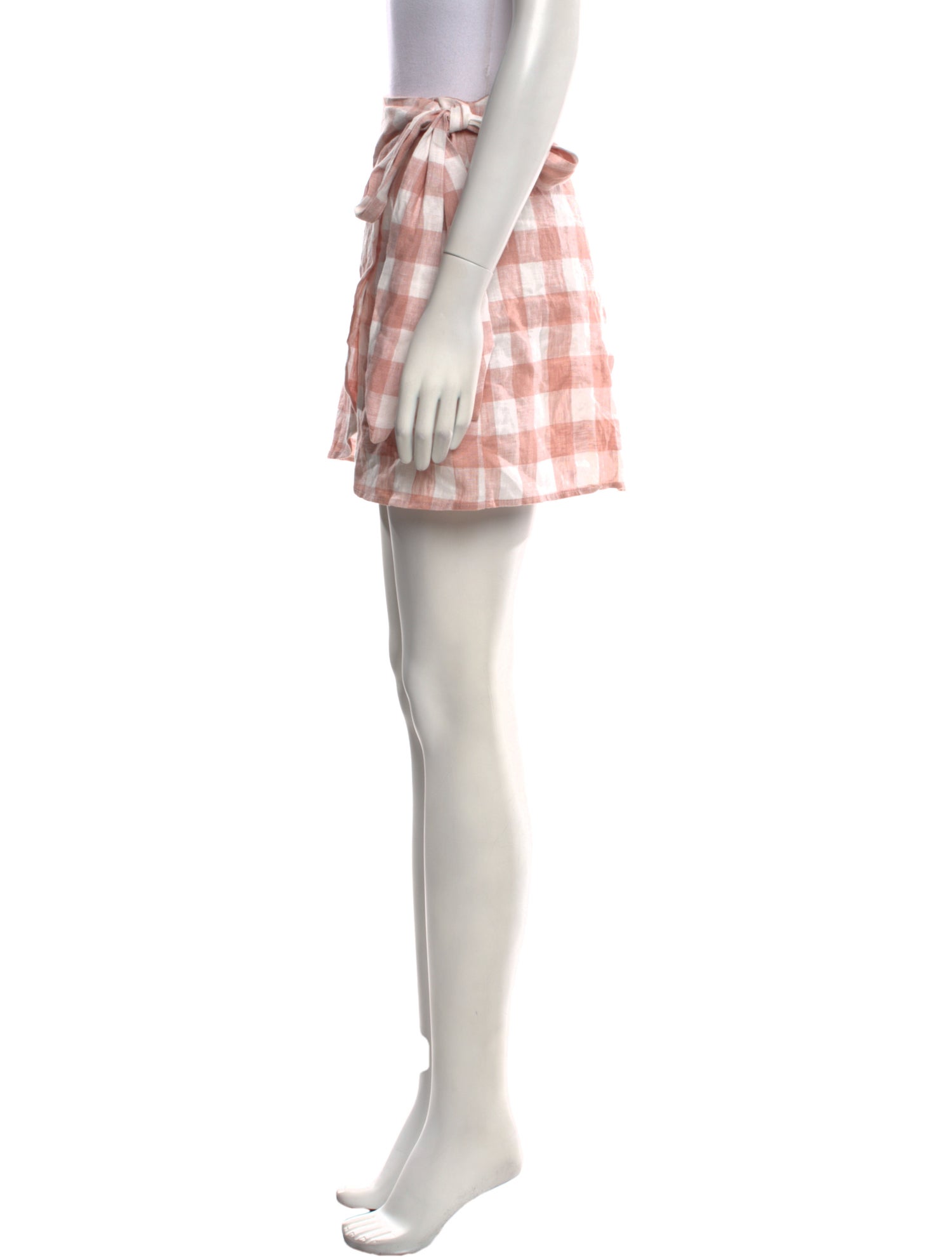 Reformation Linen Mini Skirt