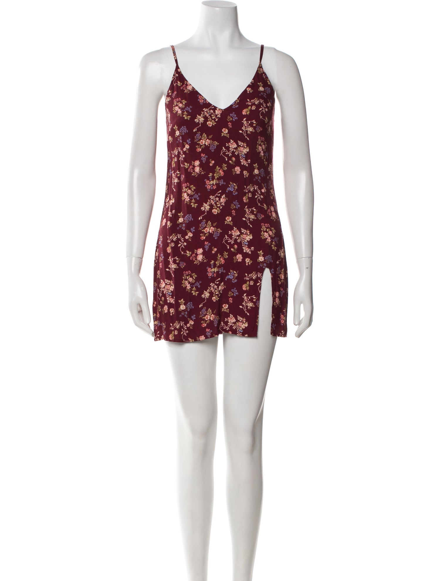 Reformation Floral Print Mini Dress