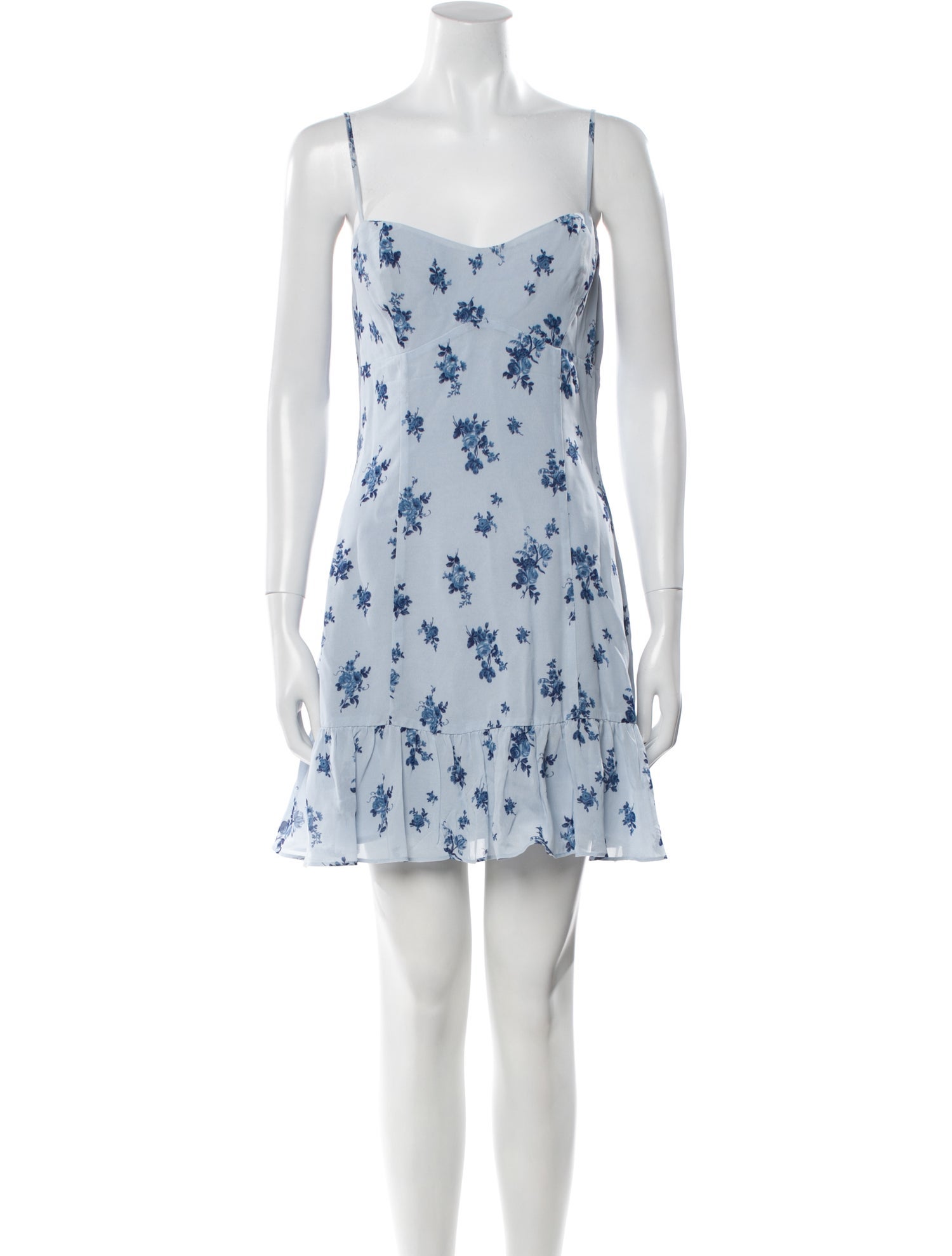 Reformation Floral Print Mini Dress