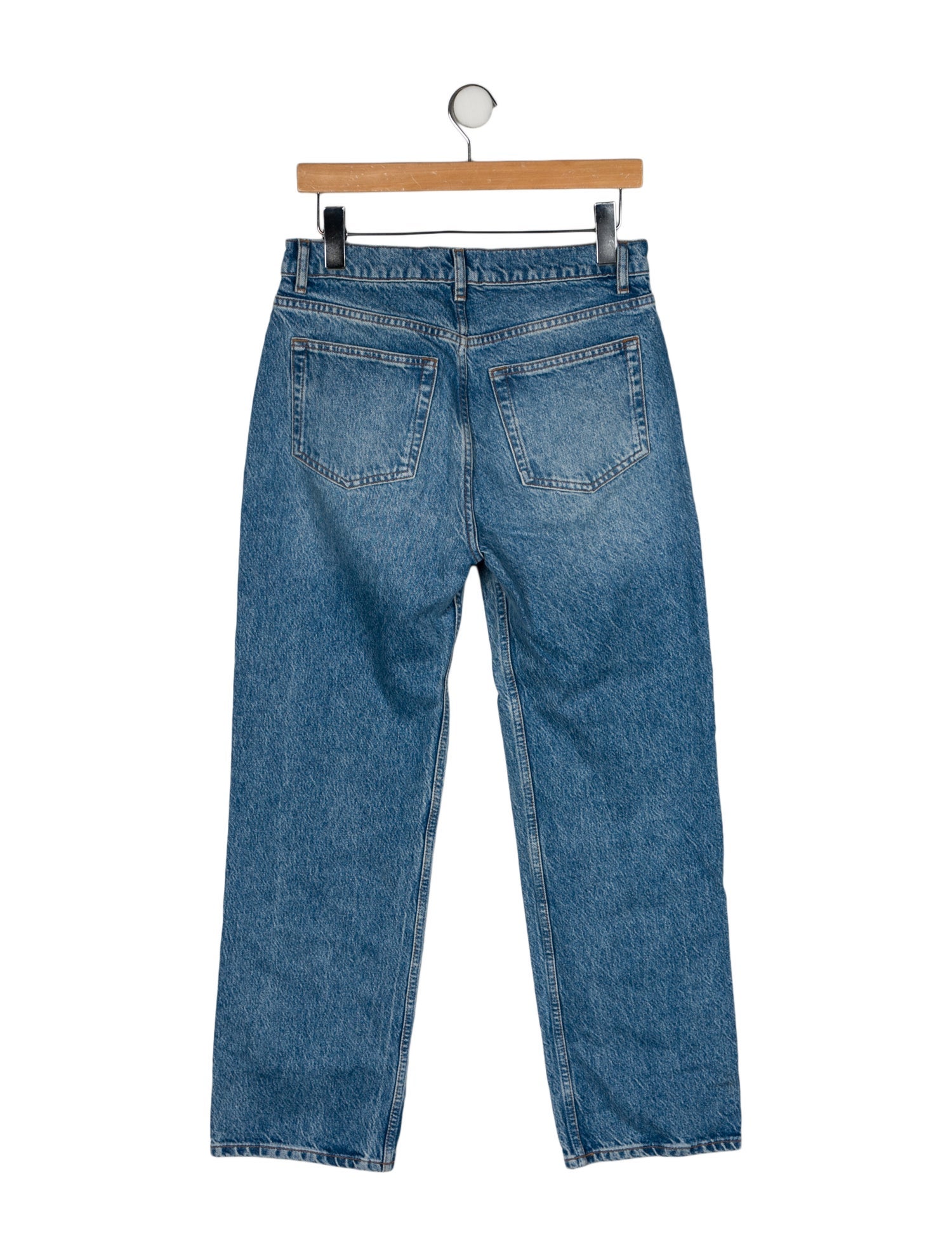 Reformation Mid-Rise Wide Leg Jeans