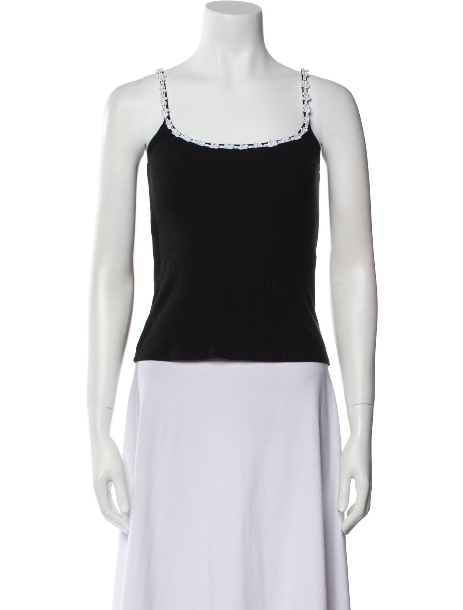 Reformation Square Neckline Sleeveless Top