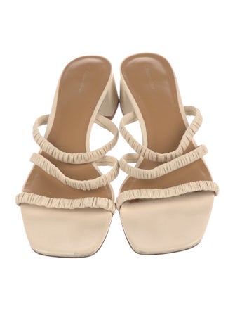 Reformation Leather Printed Slides