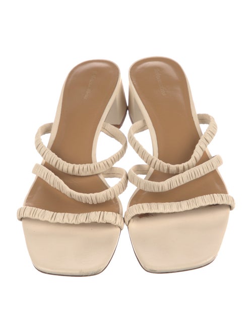 Reformation Leather Printed Slides