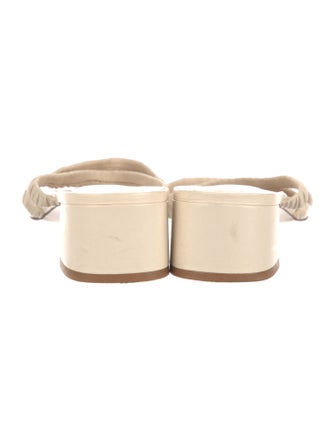 Reformation Leather Printed Slides