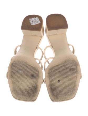 Reformation Leather Printed Slides