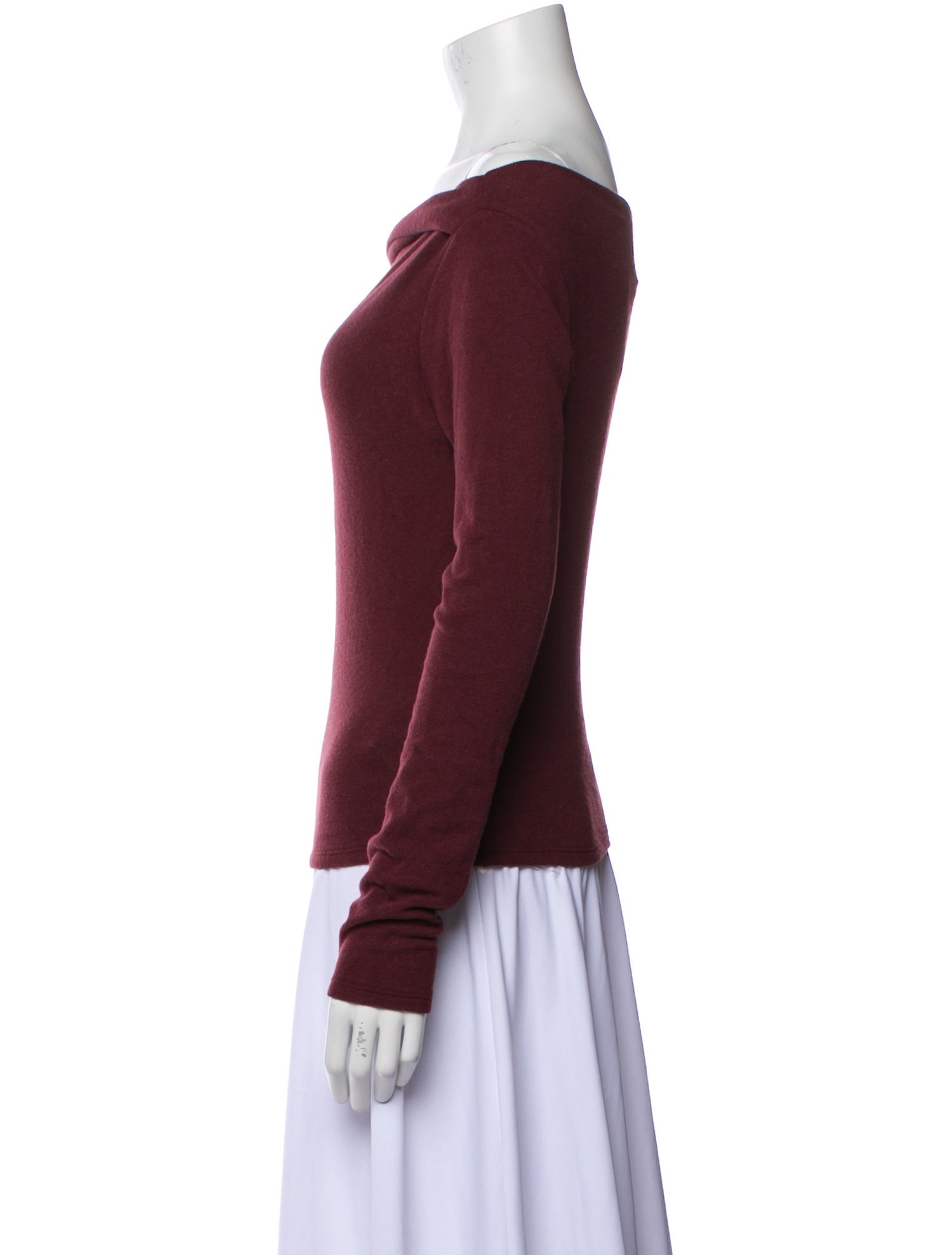 Reformation Off-The-Shoulder Long Sleeve Top