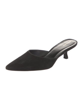 Reformation Suede Mules