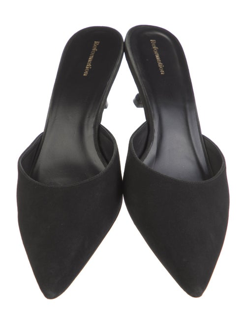 Reformation Suede Mules