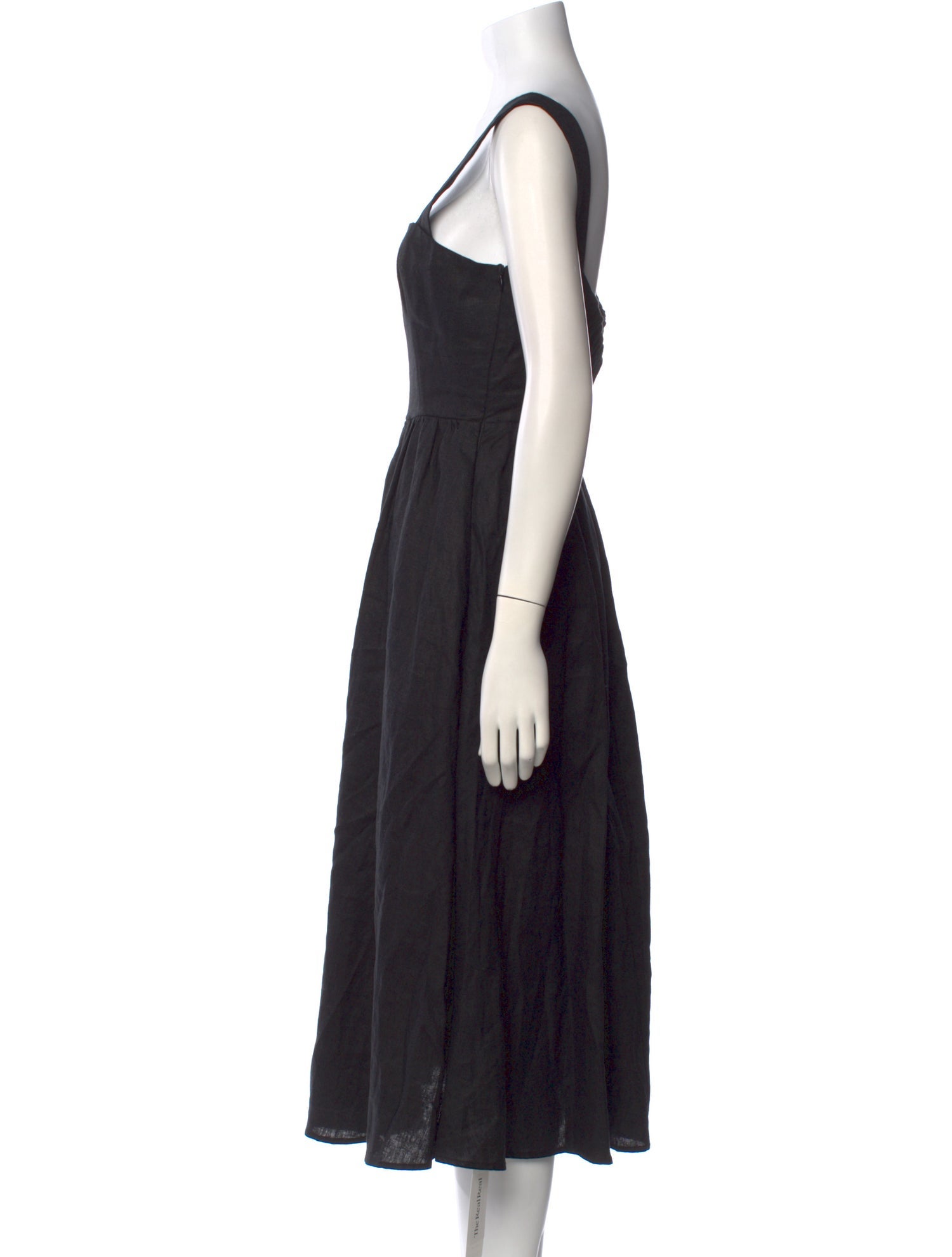 Reformation Linen Midi Length Dress