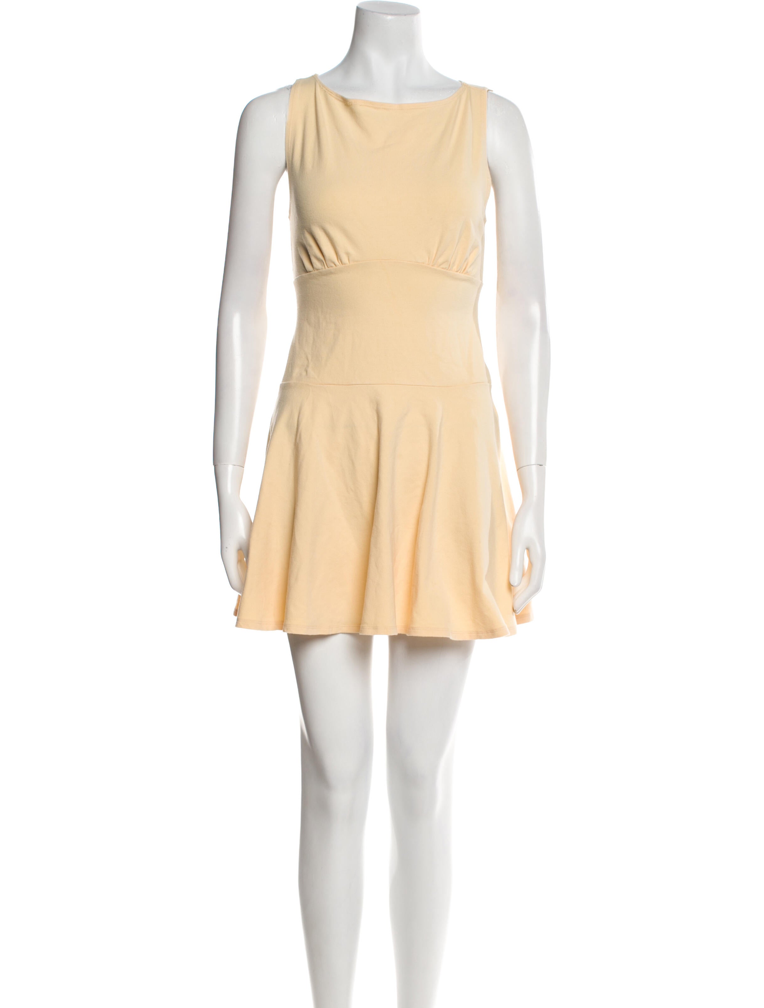 Reformation Bateau Neckline Mini Dress