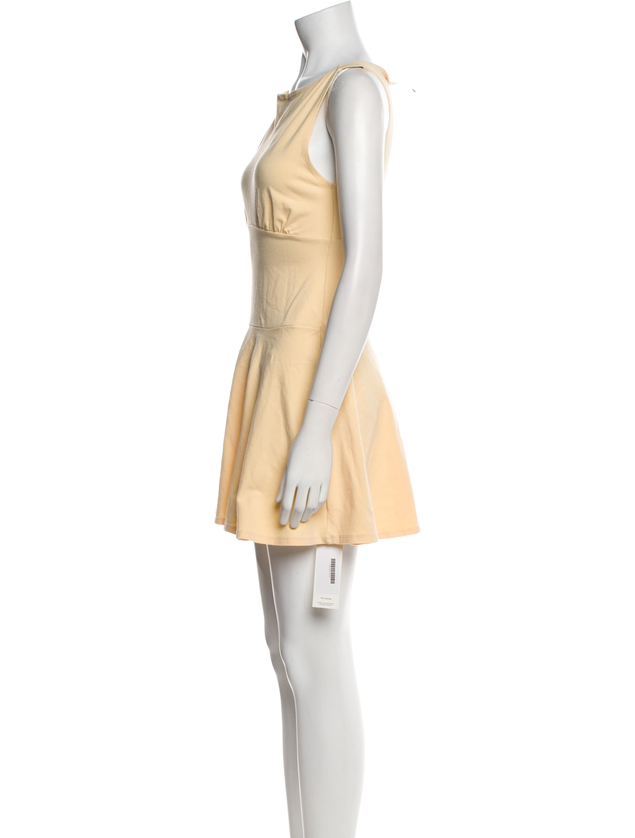 Reformation Bateau Neckline Mini Dress