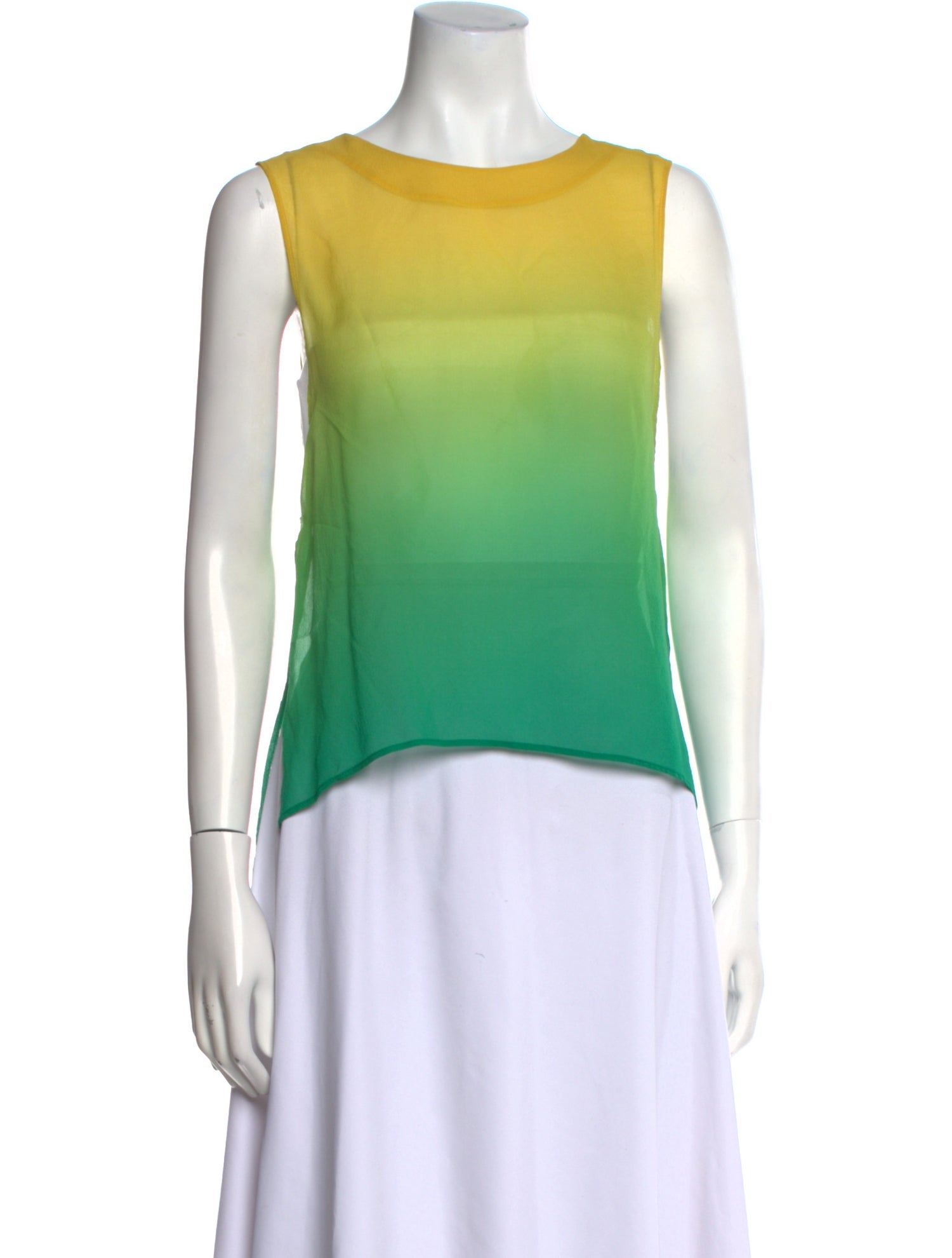 Reformation Tie-Dye Print Bateau Neckline Top