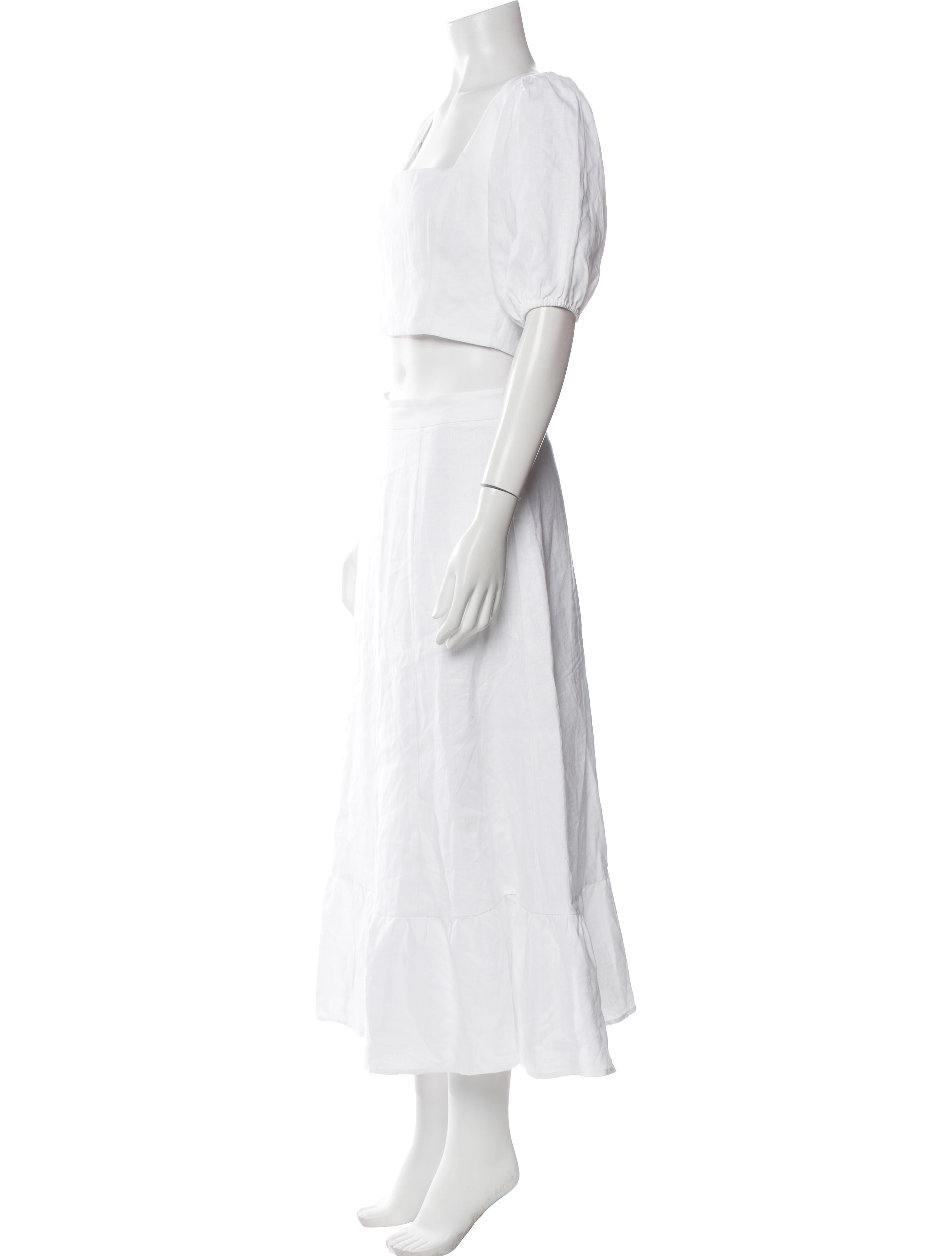 Reformation Linen Skirt Set