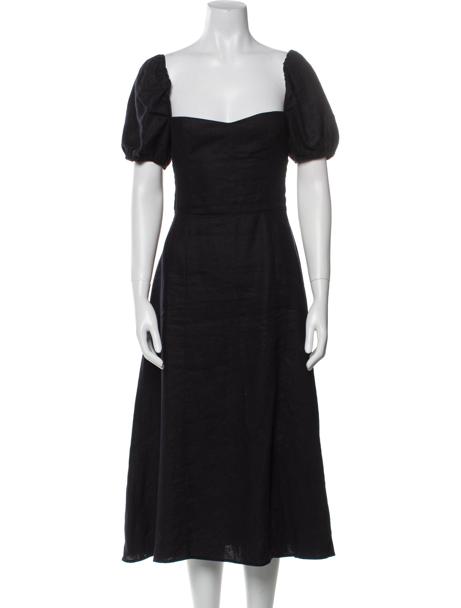 Reformation Linen Midi Length Dress