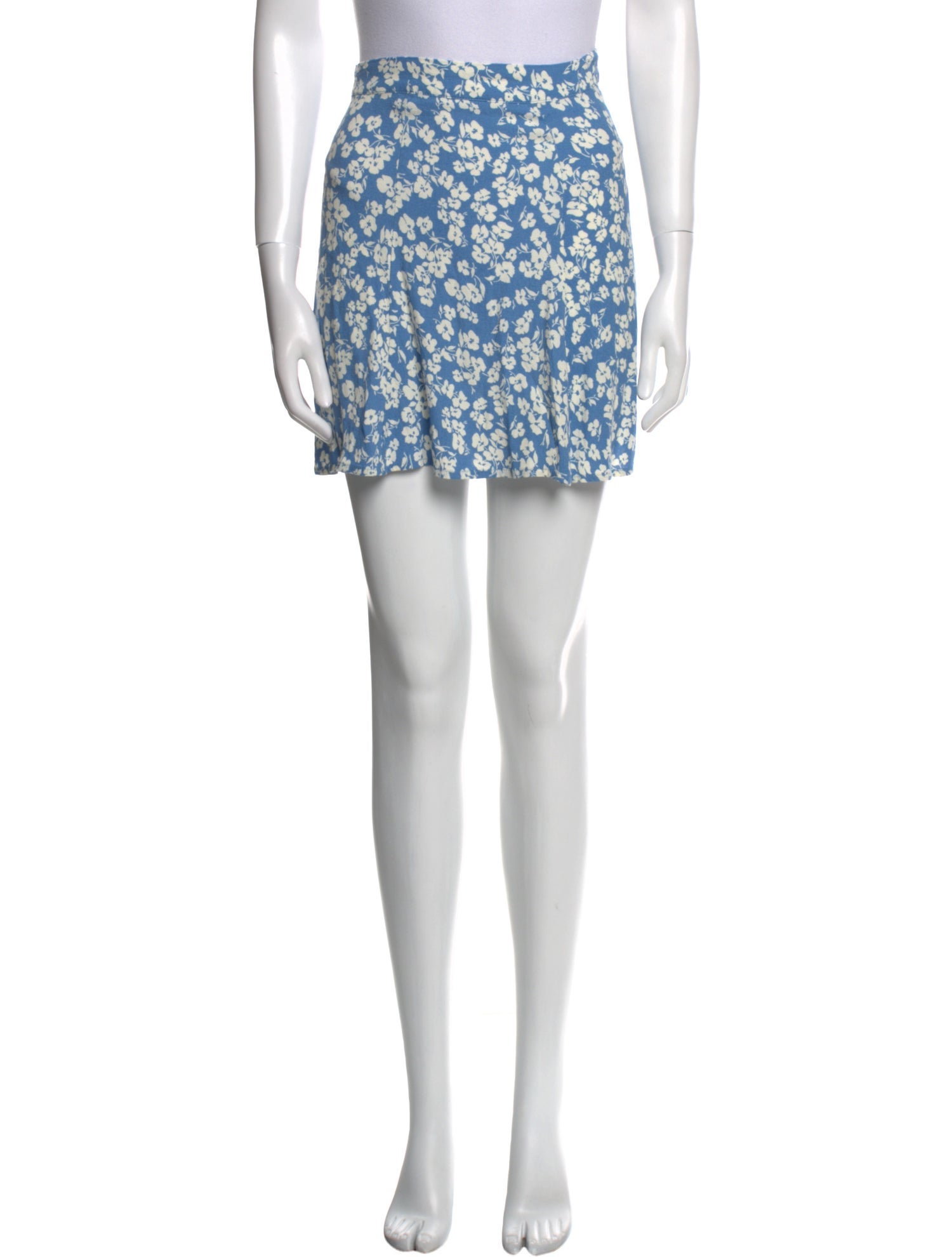 Reformation Printed Mini Skirt