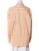 Reformation Striped Long Sleeve Button-Up Top