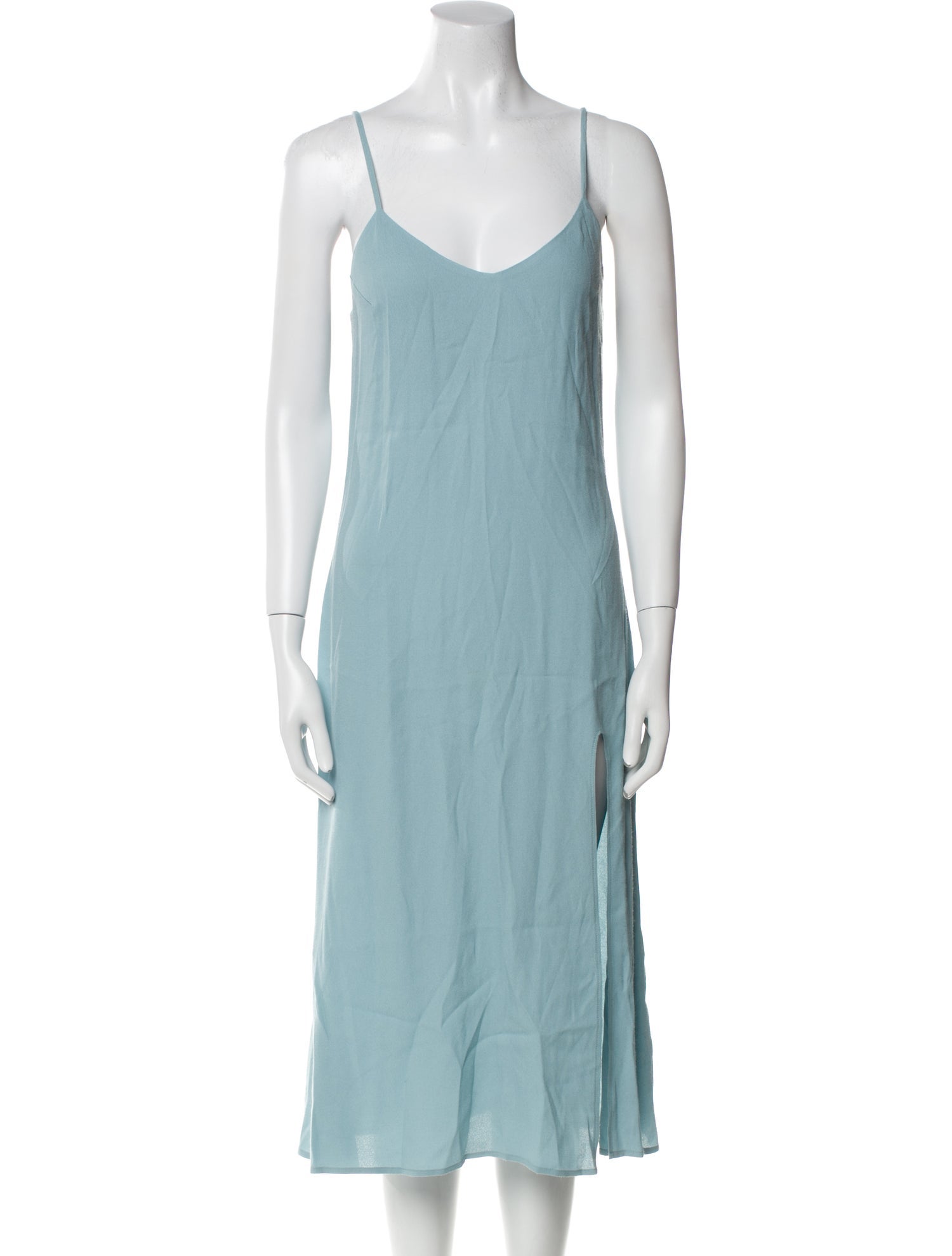 Reformation V-Neck Midi Length Dress