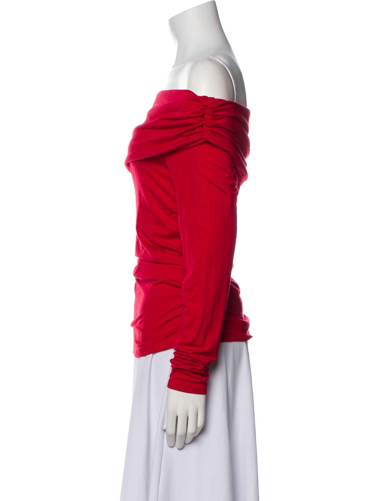 Reformation Off-The-Shoulder Long Sleeve Top