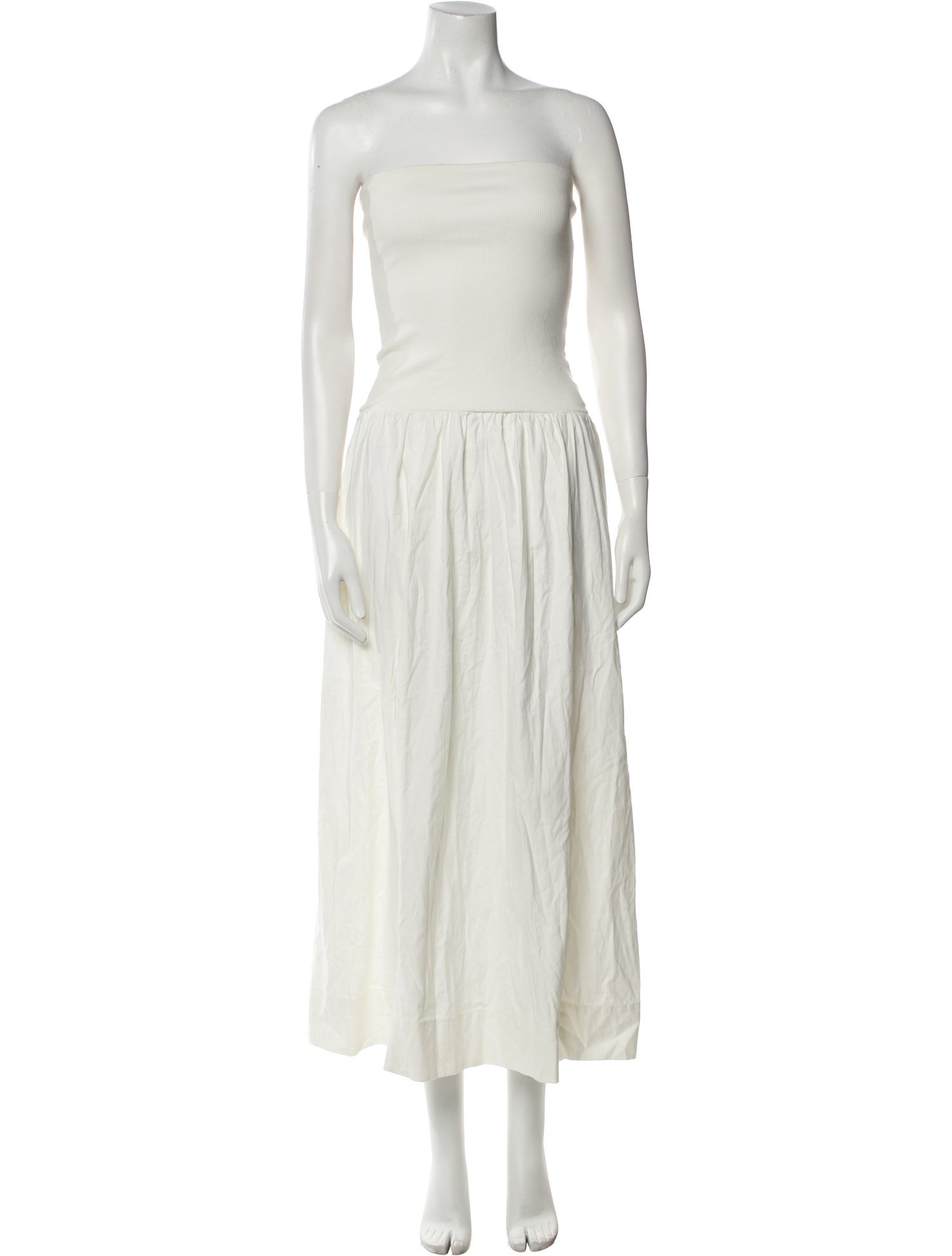 Reformation Strapless Long Dress