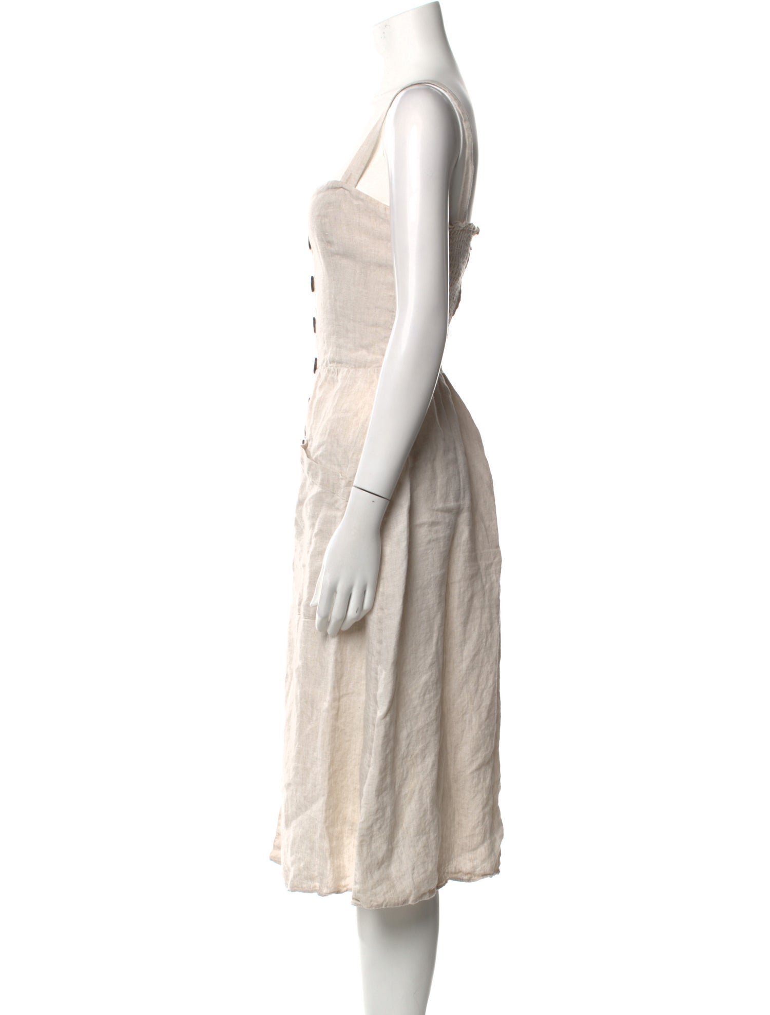 Reformation Linen Midi Length Dress