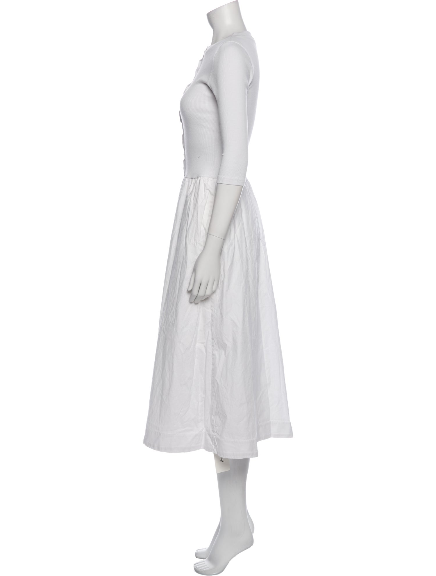 Reformation Crew Neck Midi Length Dress