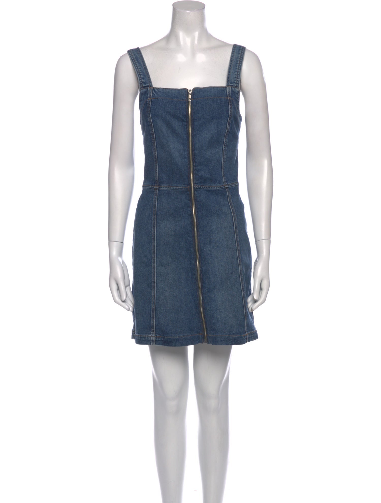 Reformation Square Neckline Mini Dress