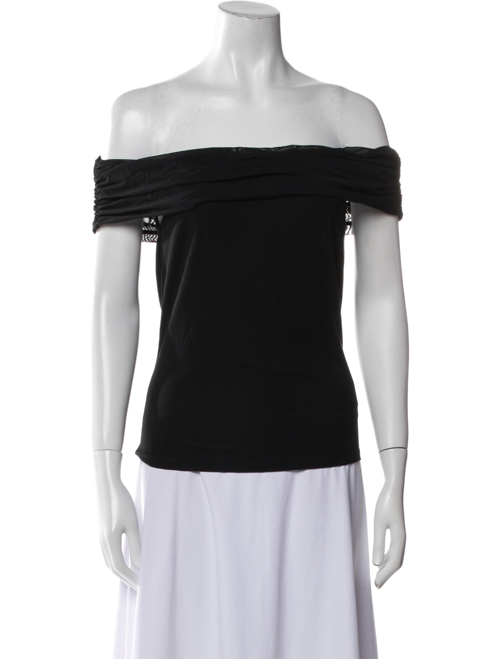 Reformation Off-The-Shoulder Short Sleeve Top