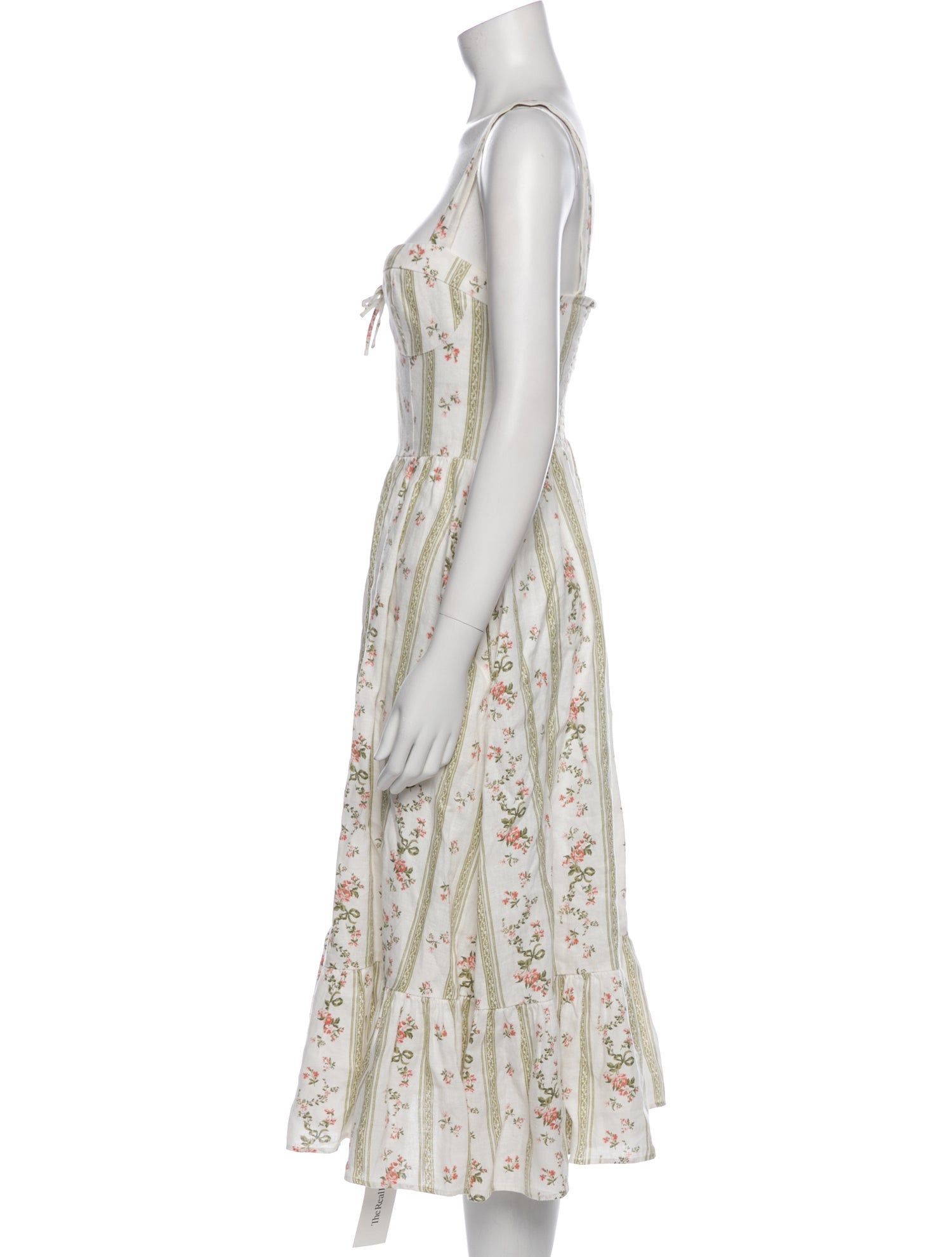 Reformation Linen Midi Length Dress