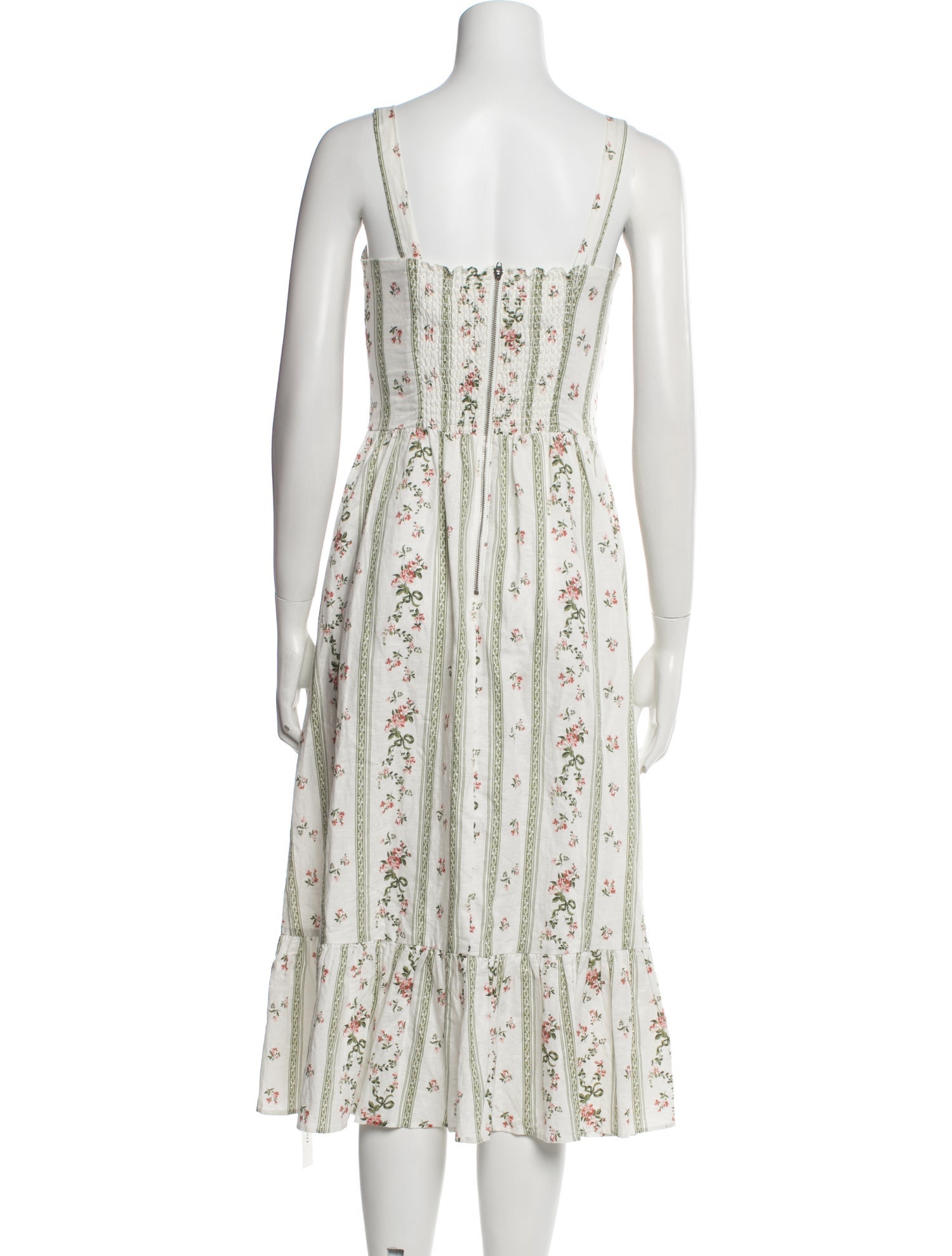 Reformation Linen Midi Length Dress